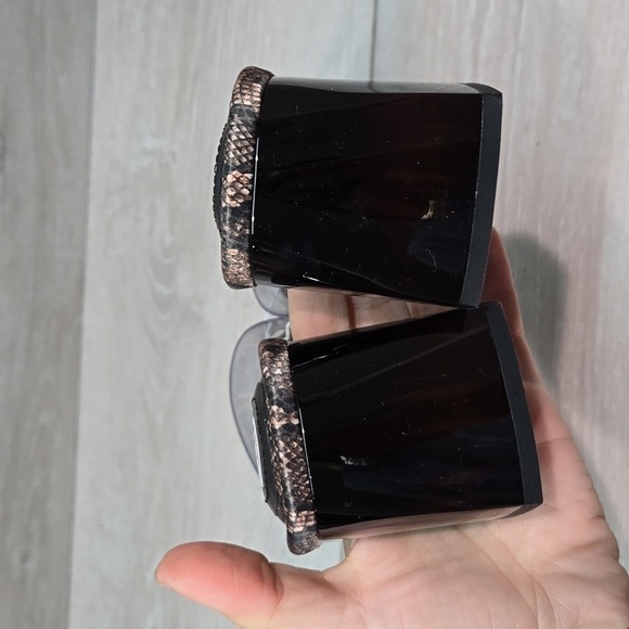 NEW Good American Women Square Toe Slide Heels Sandals shoes sz 6.5 - Picture 9 of 14